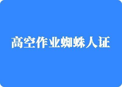 大鸡巴爆操骚逼免费看片高空作业蜘蛛人证